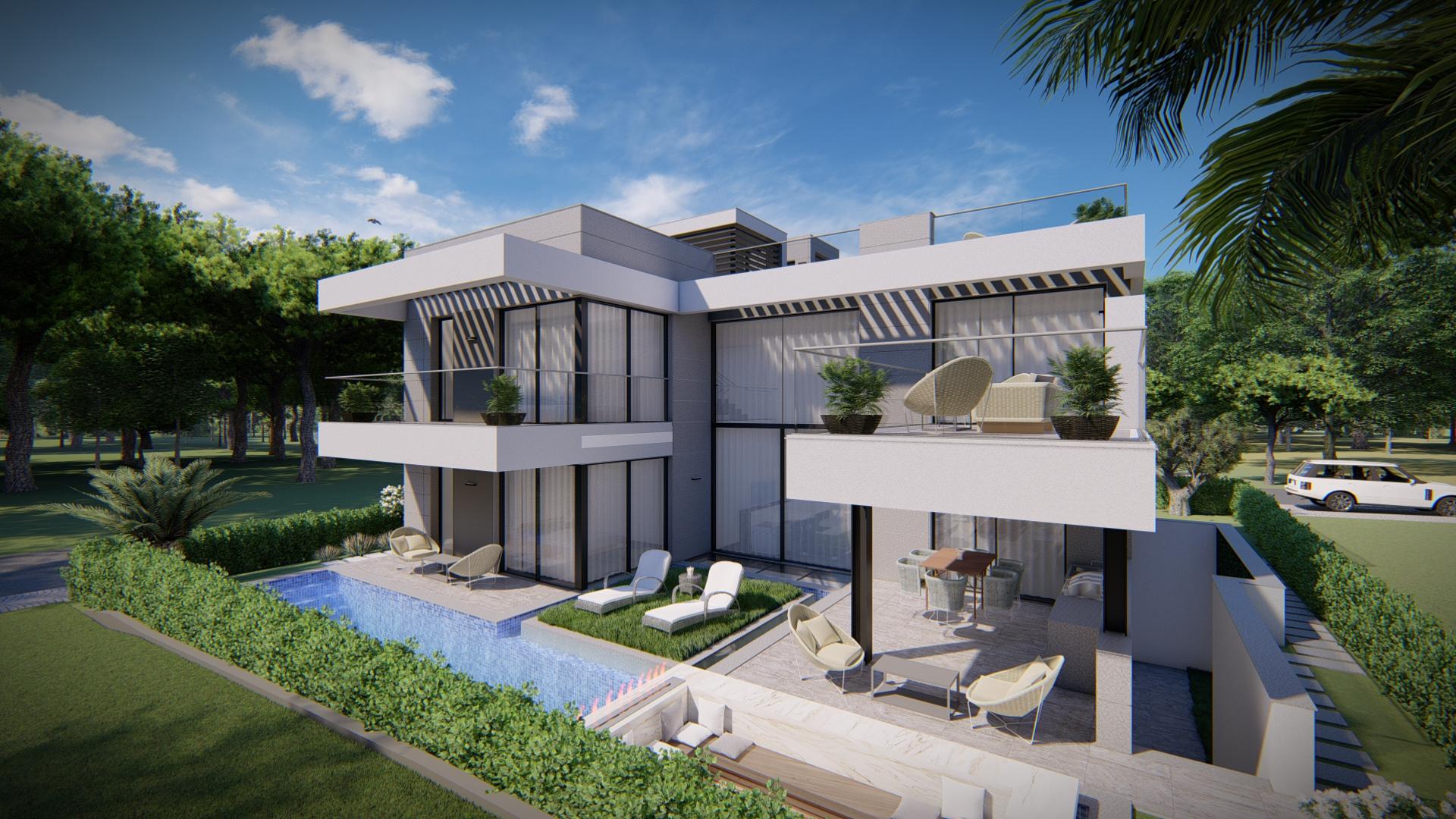 4-bedroom villa with swimming pool and garage in Vilamoura Algarve