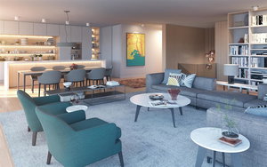 3 Bedroom Apartment with balcony Martinhal Residences 520626118
