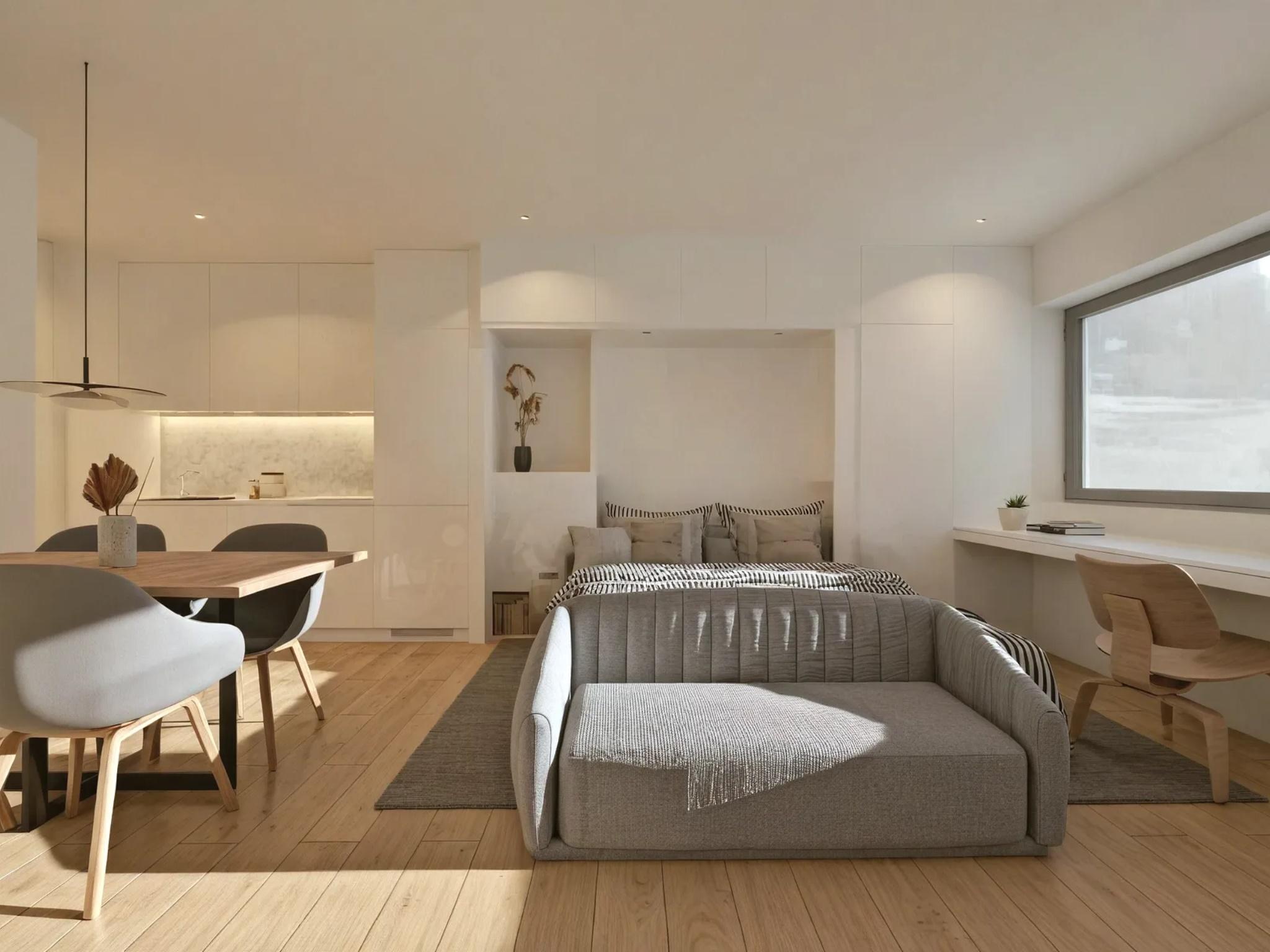 New Studio apartment at República 427 in Matosinhos Porto