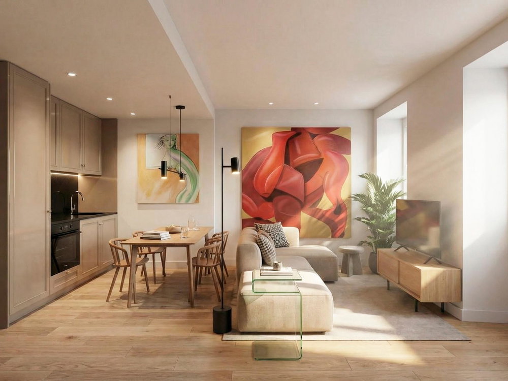 New 1-bedroom apartment, with terrace at Apolónia Collection, with swimming pool, in Lisbon 439787407