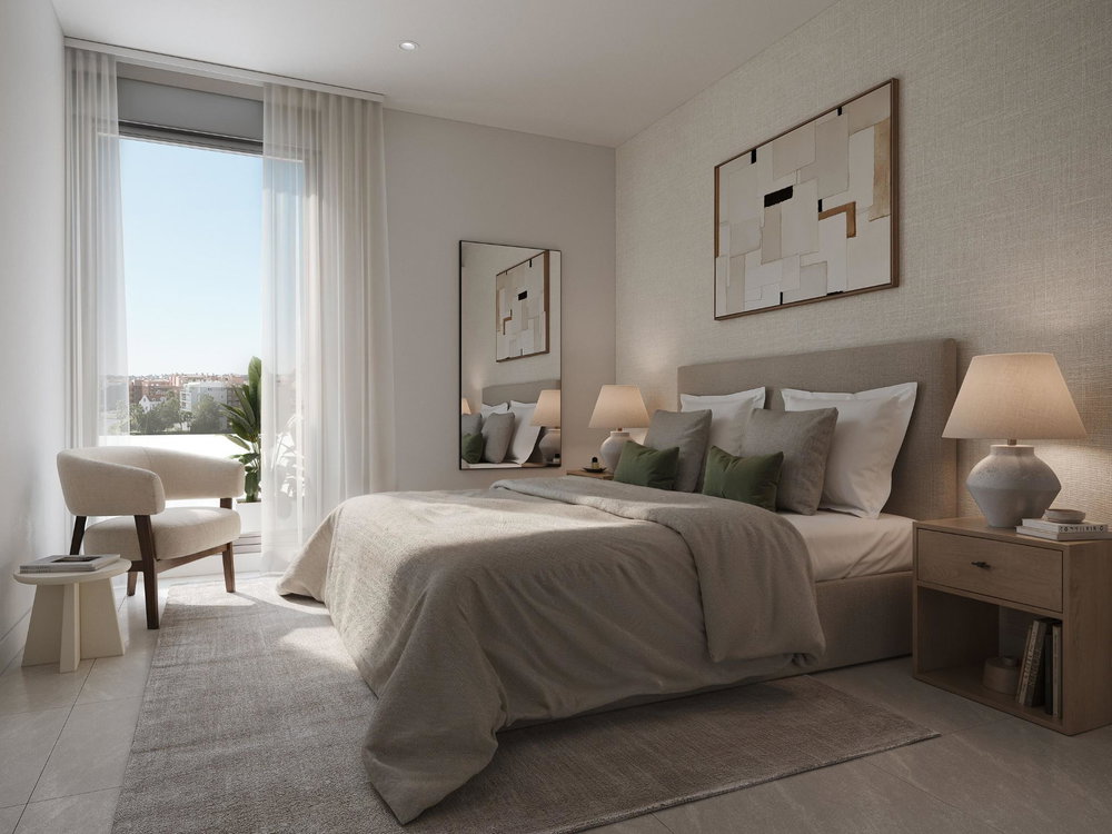 1-bedroom apartment, new build, at Ribamar, with swimming pool and parking, in Portimão, in the Algarve 2280484817