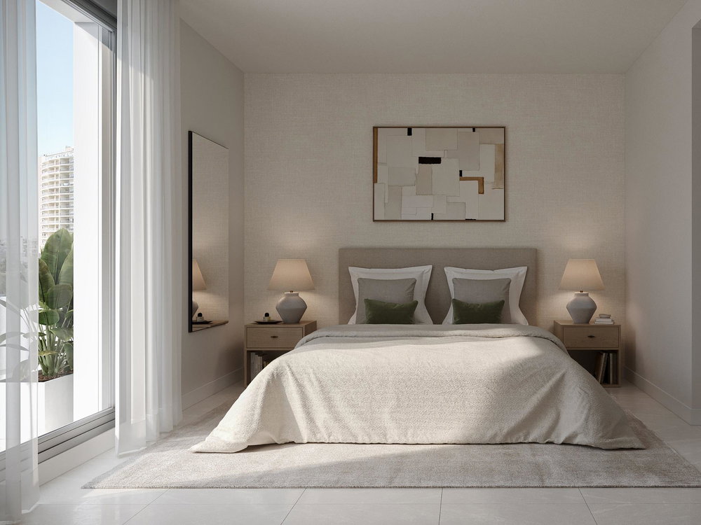 2-bedroom apartment, new build, at Ribamar, with swimming pool and parking, in Portimão, in the Algarve 4003244575