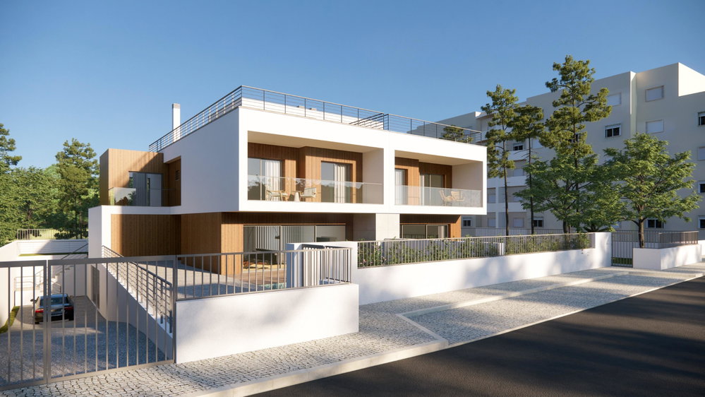 Land with approved project for detached house, Oeiras 374180469