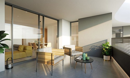 1+1 Bedroom apartment with balcony, The Leaf, in Lagos 1522528538
