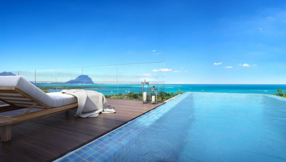 Prestigious villa for sale in Rivière Noire, Mauritius, with exceptional view of the sea and Le Morn 1470055494