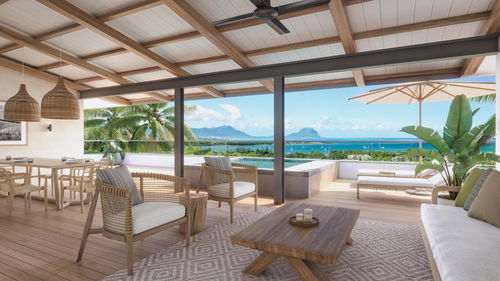 Exceptional Penthouse with Private Pool and Breathtaking View of the sea and Le Morne for sale in Ri 1671498975