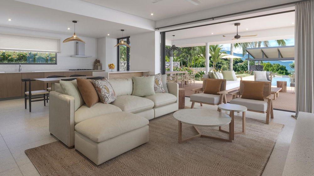 New Villa with Panoramic Views of the Sea and Le Morne Mountain for Sale in Rivière Noire, Mauritius 2328013290