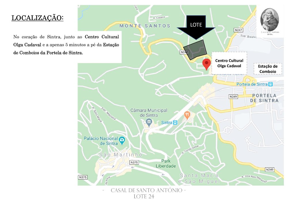 Plot of land for construction of housing in Sintra 2460946762