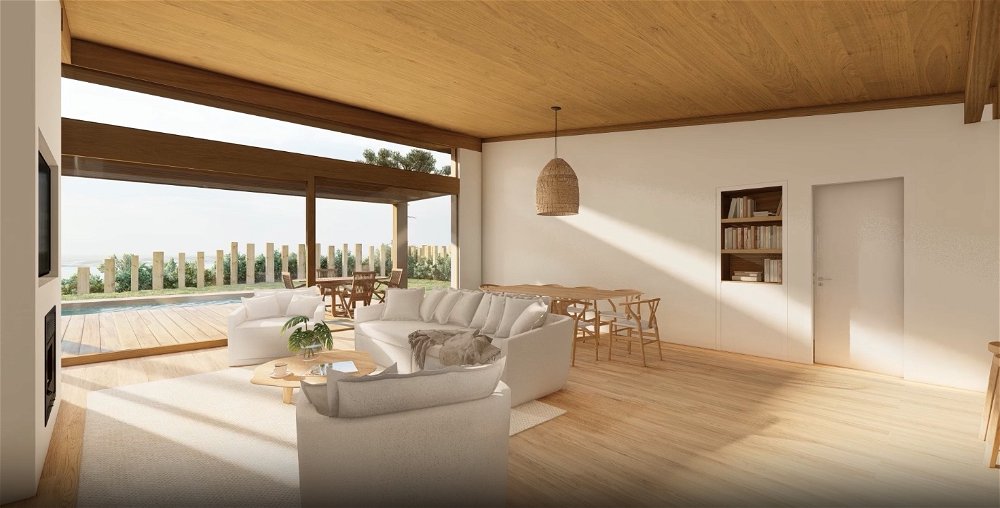 Detached 5 bedroom villa with garden and pool with sea views in Golf Resort 5*, near Óbidos. 3919829469