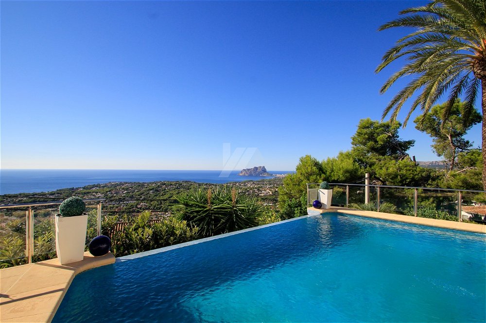 sea view villa for sale in moraira, costa blanca. 525834192