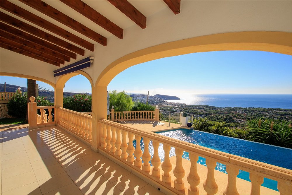 sea view villa for sale in moraira, costa blanca. 525834192