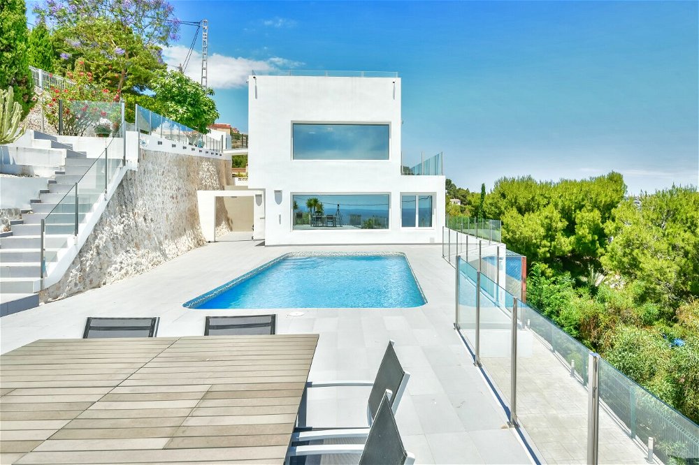 modern villa with a guest apartment for sale in calpe 4123382123