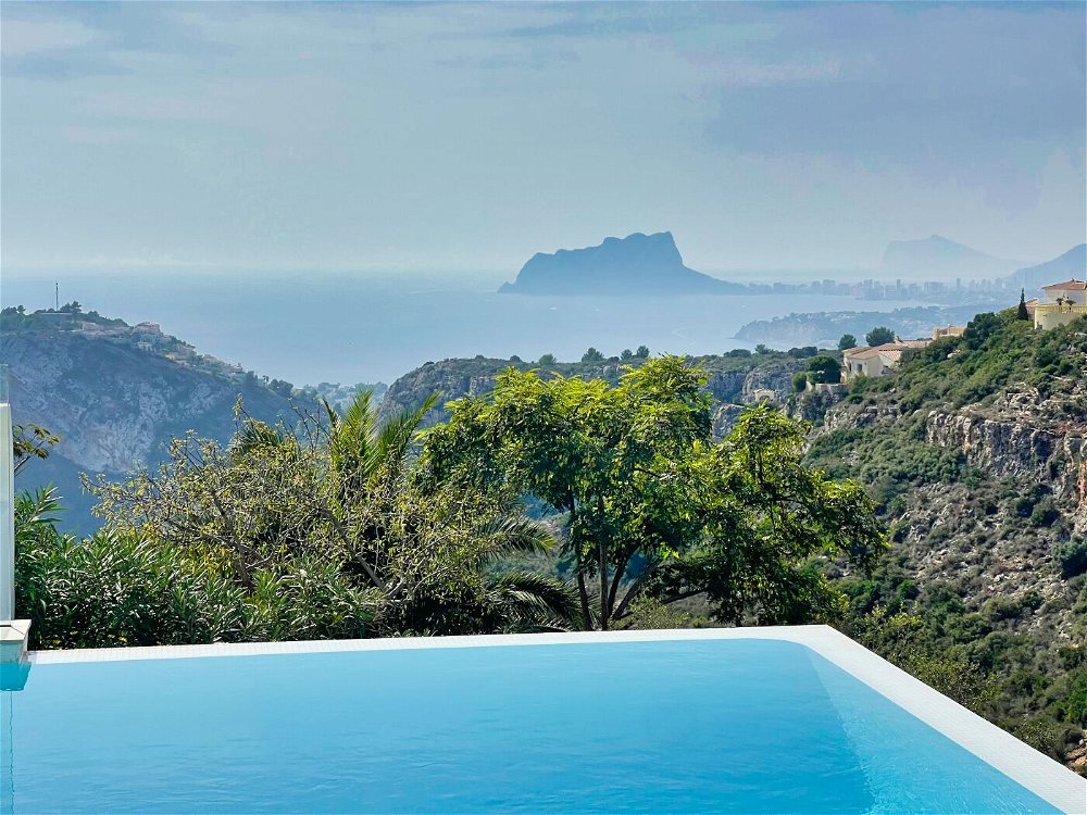 stunning modern villa with breathtaking views in cumbre del sol, benitachell 3312053827