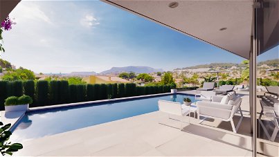 modern villa with sea views for sale in calpe 1001721186
