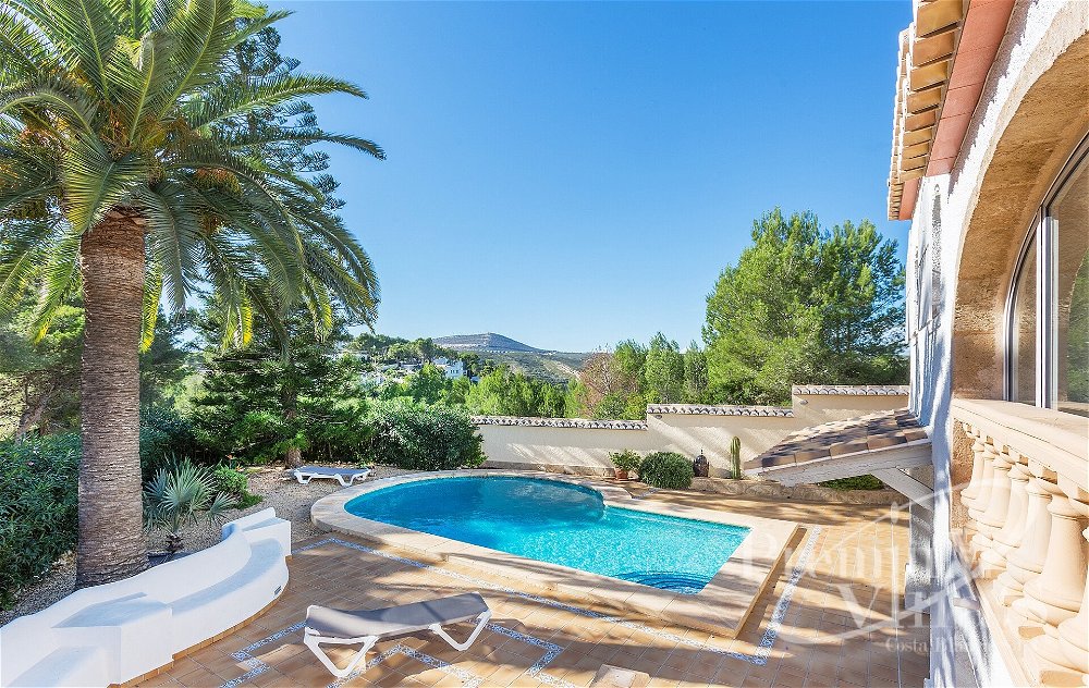 fabulous mediterranean villa with sea views in granadella, jávea. 112967340