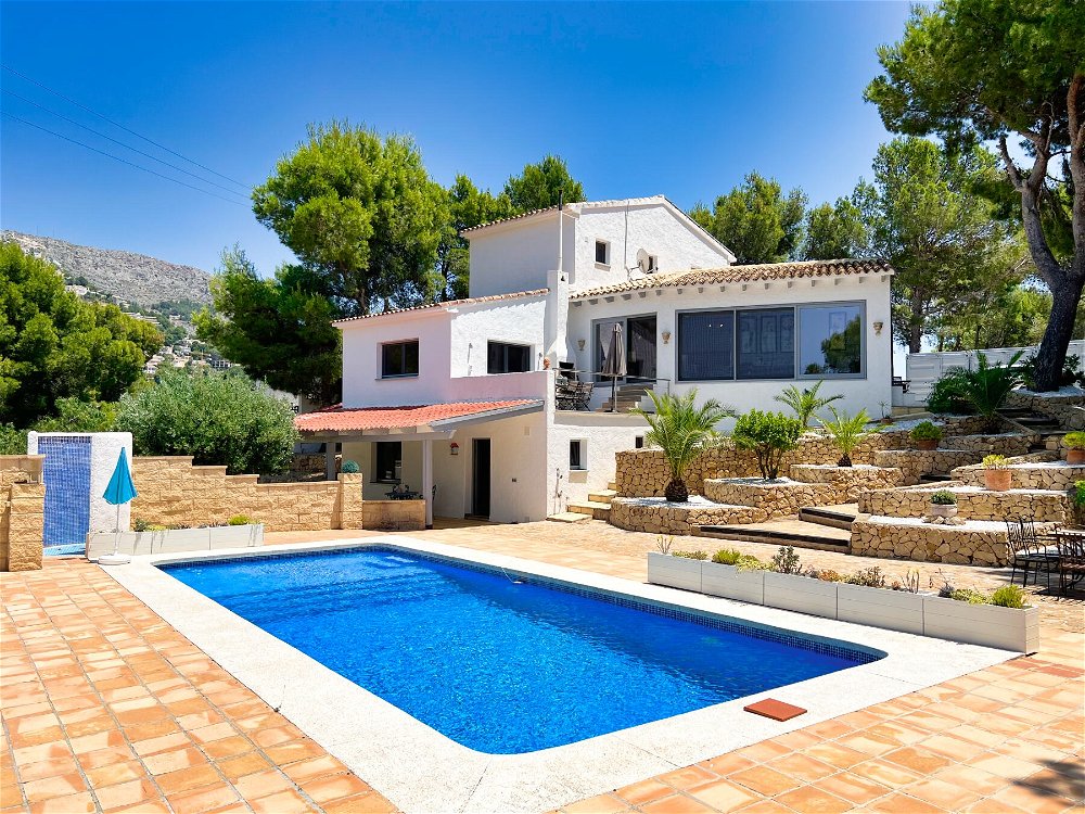 mediterranean villa with sea views and guest apartment for sale in altea 1634769567