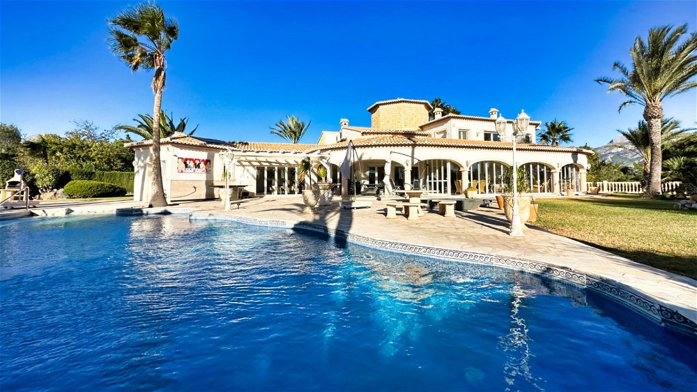 magnificent villa with sea and mountain views in el planet, altea 1147386756