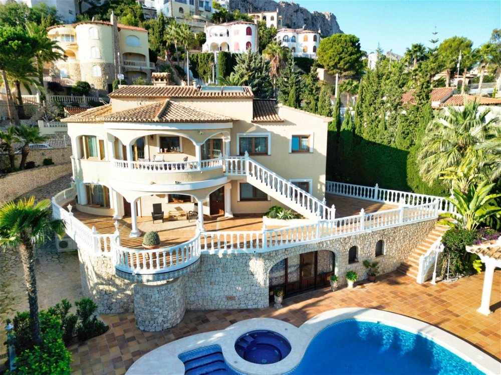 villa with amazing sea and peñon de ifach views in calpe 406871473