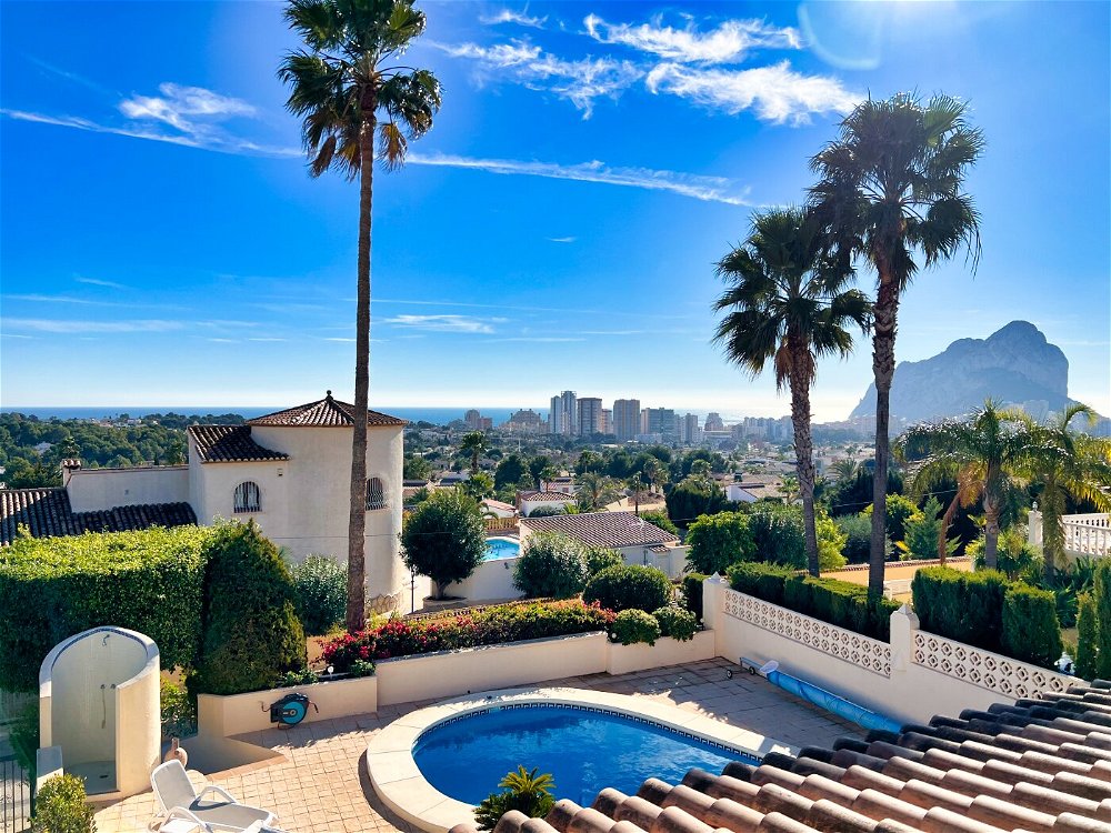 beautiful villa with sea views in calpe close to the beaches 1100460027