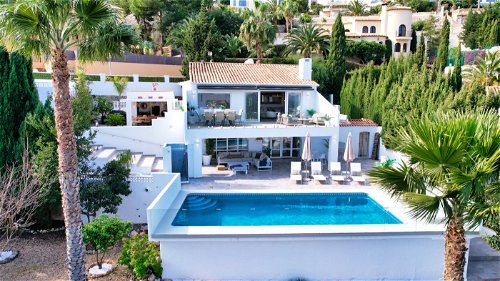 ibiza style villa with amazing sea views for sale in calpe 1221514096