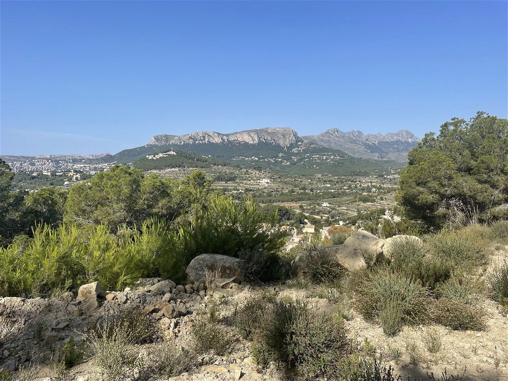 double plot with fantastic views for sale in calpe 2429646771