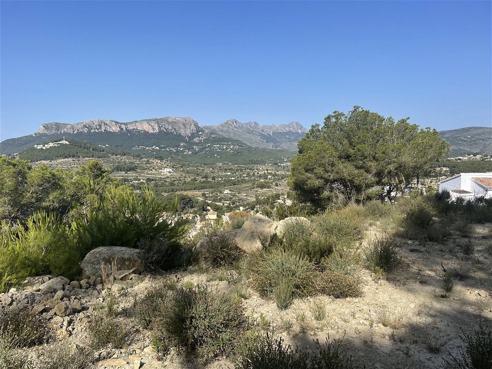 double plot with fantastic views for sale in calpe 2429646771