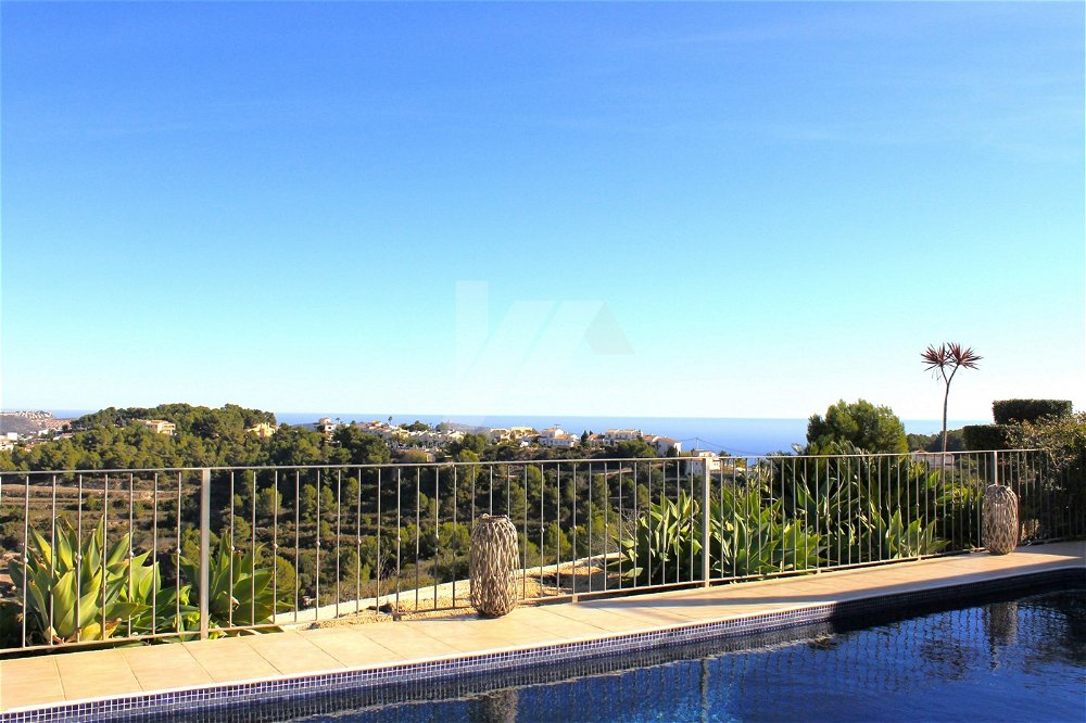 fantastic sea view villa for sale in moraira, costa blanca. 1005398175