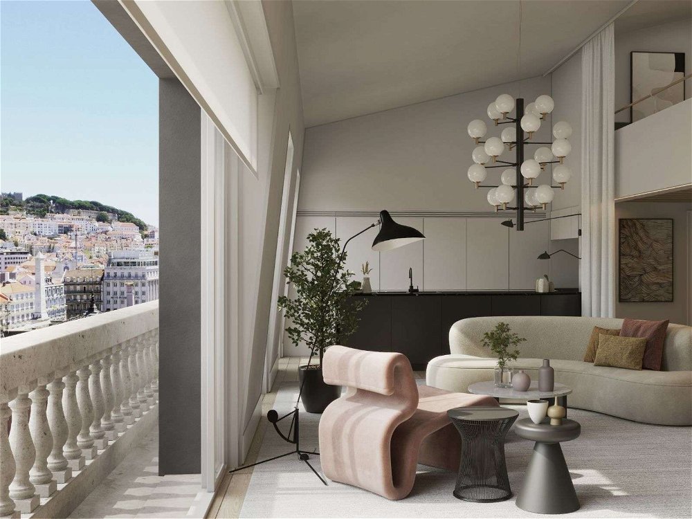 2-bedroom duplex loft with a view of Avenida da Liberdade 1630493445