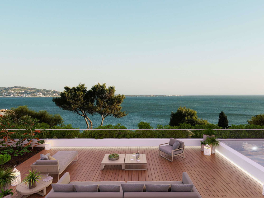 3-bedroom penthouse with a pool, located in Dafundo, Oeiras. 381576371