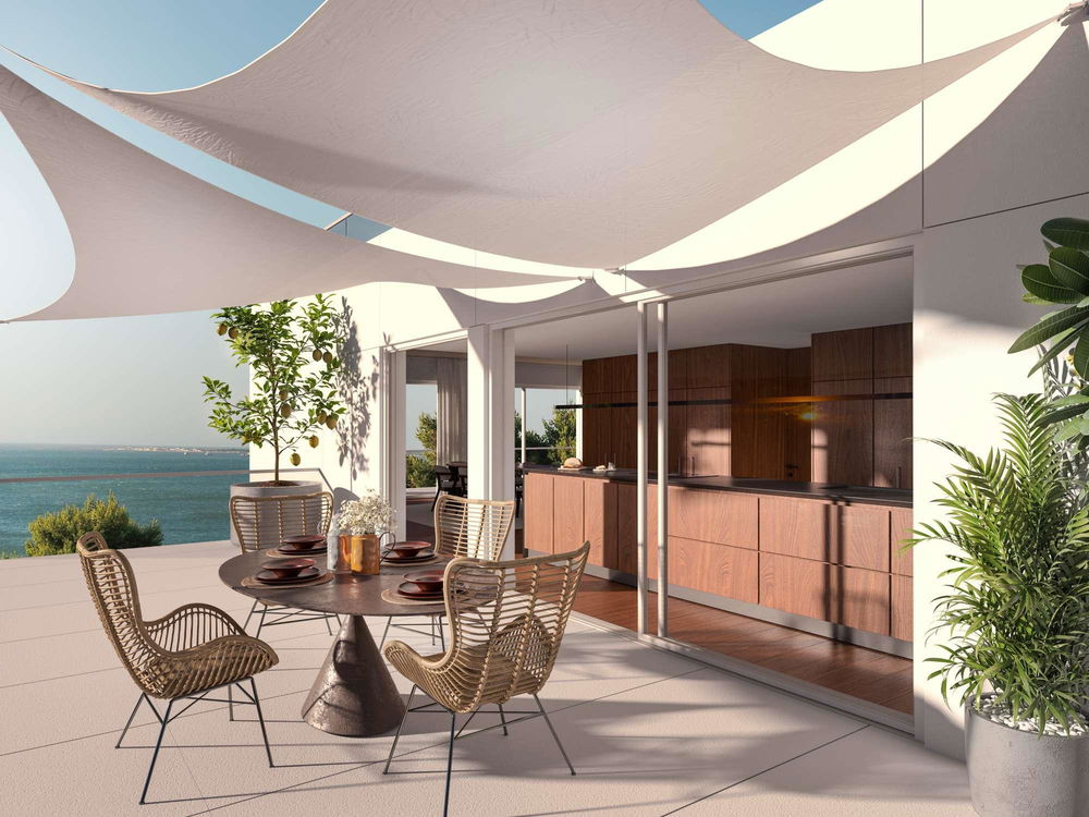 3-bedroom penthouse with a pool, located in Dafundo, Oeiras. 381576371