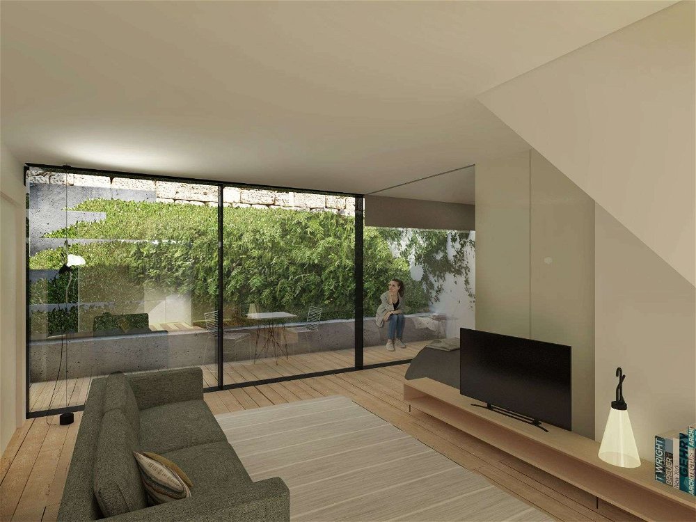 1+1 bedroom mezzanine apartment with balcony near Rio Douro, Porto 3640480889