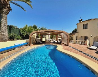 A traditional Spanish villa is available for sale in Benimeit, Moraira. 1429355461