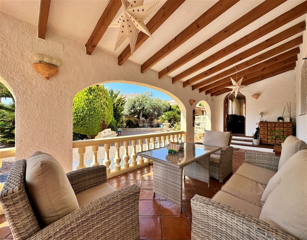 A traditional Spanish villa is available for sale in Benimeit, Moraira. 1429355461