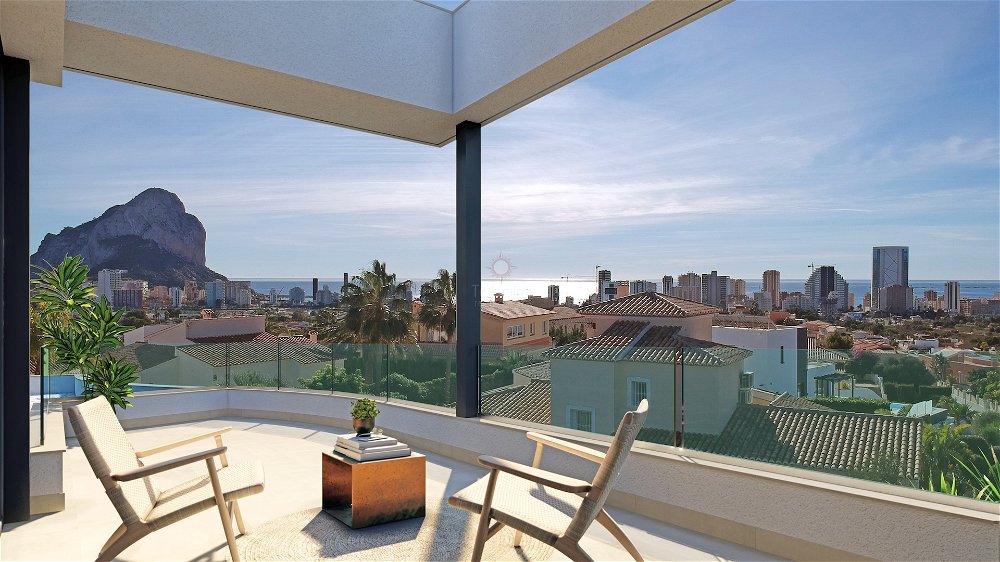 Modern sea view villa for sale in Calpe 2676668315