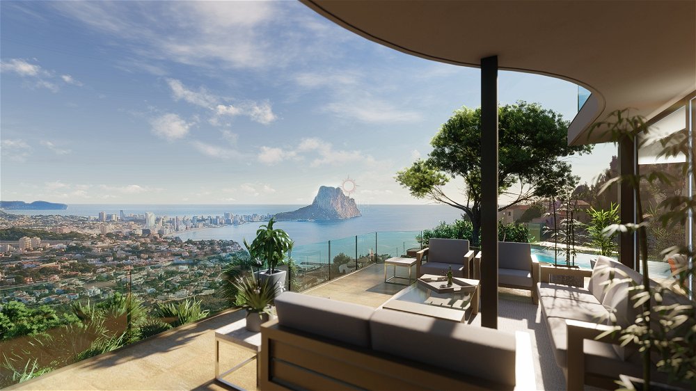 ​New build villa for sale in Calpe with sea views 2980680211