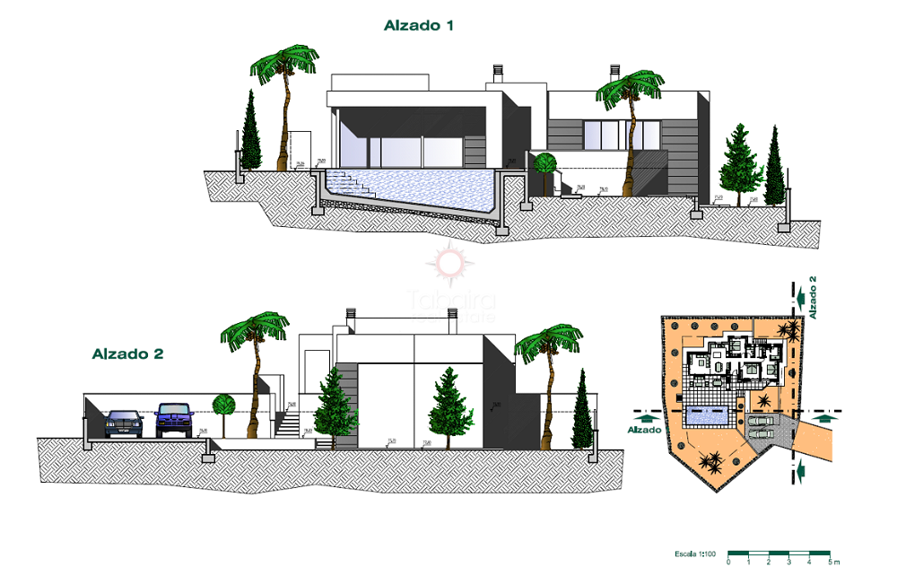 New build close to beach on Benissa Costa 3050876826