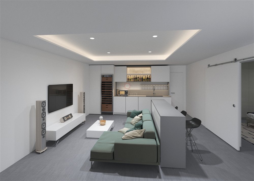 Modern design villa with sea for sale in Cometa Moraira 3126547990