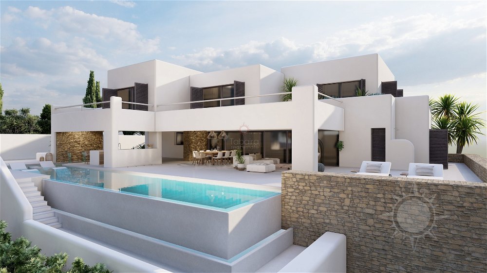 ​Exclusive Villa in Ibiza Style for sale in Moraira 3256993109