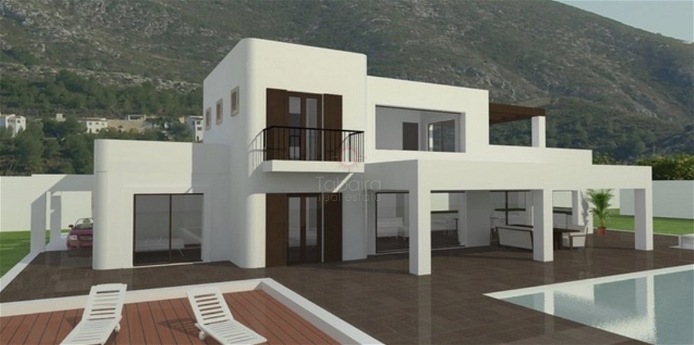 ​New Ibiza Style Villa for Sale in Gran Sol Calpe 3341881522