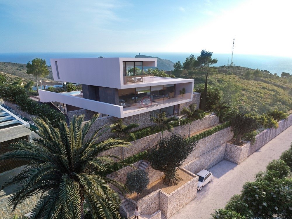 Luxury sea view home for sale in El Portet Moraira 3970245761