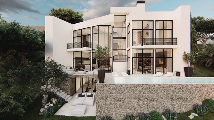 New build villa for sale in Altea with sea views 665843633