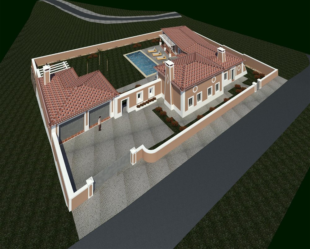 Detached single storey villa with rustic architecture a few km from Caldas da Rainha 1743980310