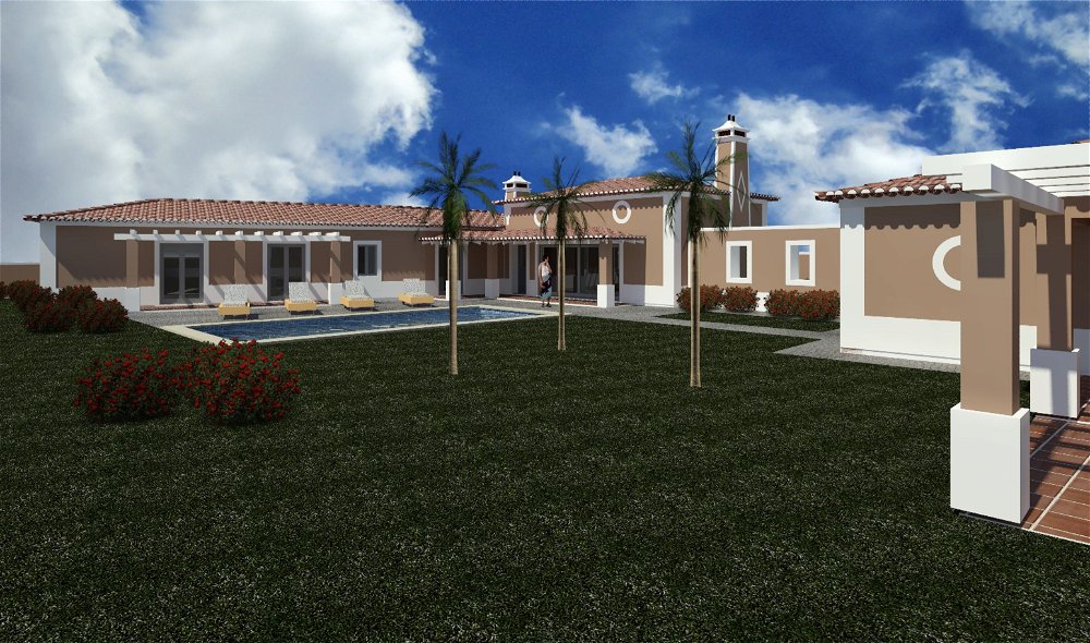 Detached single storey villa with rustic architecture a few km from Caldas da Rainha 1743980310
