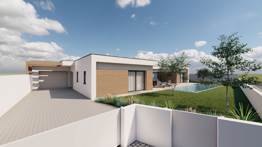 Modern design, single storey villa in Nadadouro 95799470